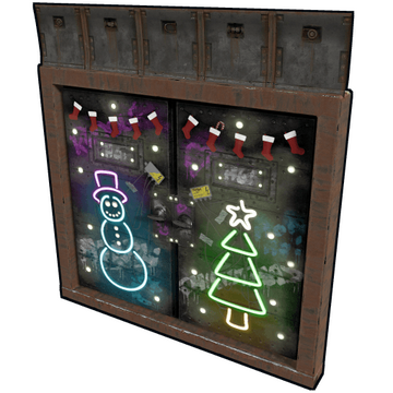 Cobalt Jungle Container Garage Door