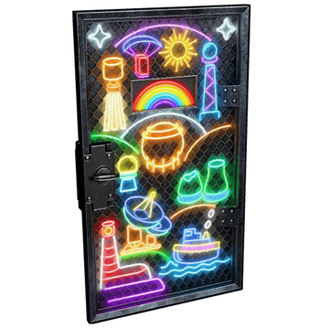 Neon Wood Storage